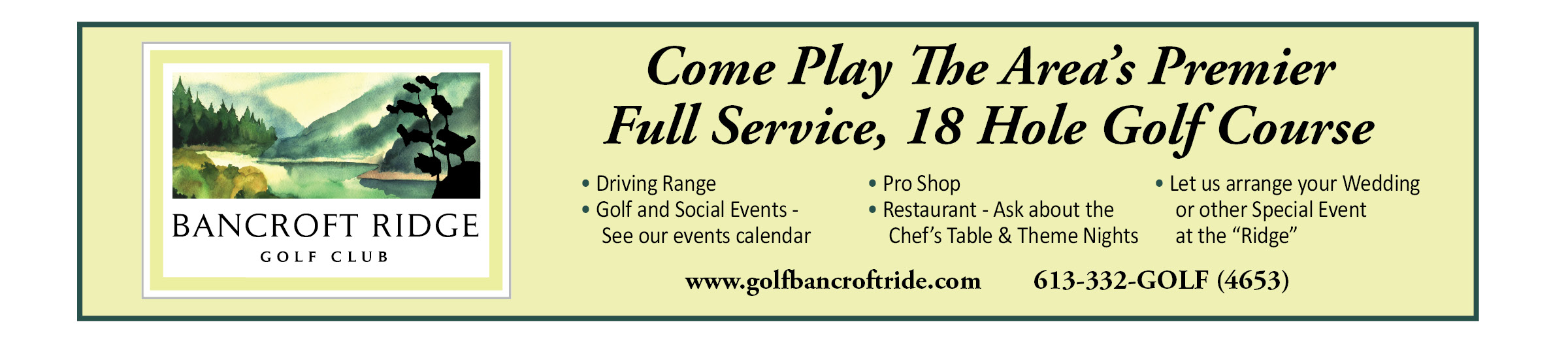 Bancroft Ridge Golf